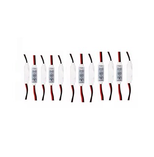 Foto 1 | Tiras Led 3 Botones Dimmer Estrobo 12v Ojo de Águila Eo Safe Imports ESI-11317 Multicolor 12 Piezas