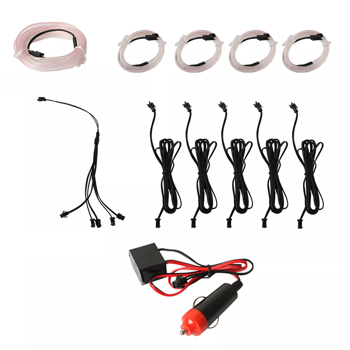 Foto 1 | Set Tiras De Luz Fría Para Interiores De Automóviles Eo Safe Imports Esi-14593 Blanco