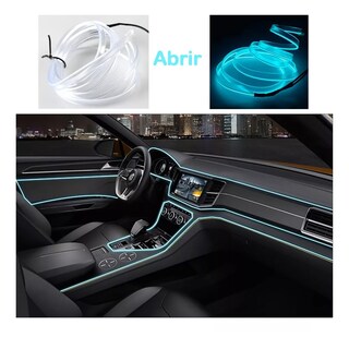 Foto 2 | Set Tiras De Luz Fría Para Interiores De Automóviles Eo Safe Imports Esi-14593 Blanco