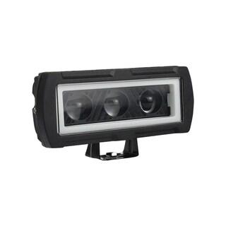 Foto 1 | Barra Led Para Autorasen Para Auto Con Triple Lupa, Luz Amarilla Halo Blanco 39 Led 45w
