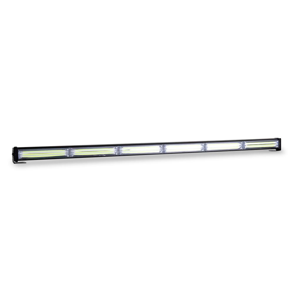 Barra Led para Auto Rasen Cob 89 cm Luz Amarilla y Blanca 6 Led Tipo Cob 12-24v