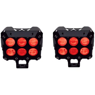Foto 1 | 2 Faros Led Cuadrado Para Moto Rasen, 6 Lupas