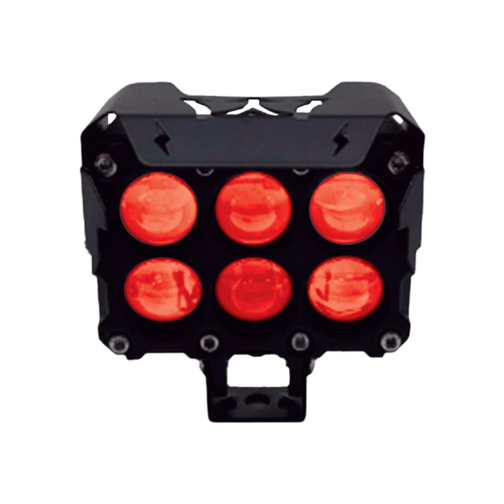 Foto 2 | 2 Faros Led Cuadrado Para Moto Rasen, 6 Lupas