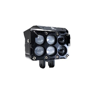 Foto 3 | 2 Faros Led Cuadrado Para Moto Rasen, 6 Lupas