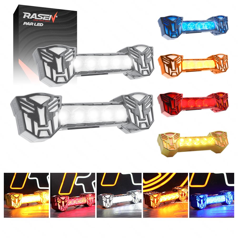 Foto 1 | Par De Barras Led Decorativa Tipo Transformers Luz Para Motocicleta