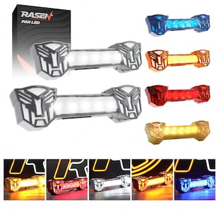 Foto 1 | Par De Barras Led Decorativa Tipo Transformers Luz Para Motocicleta
