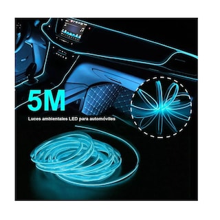 Foto 3 | Tira Neon Led Flexible Luz Auto Interior Decorativa Eo Safe Imports Esi-17973 Azul