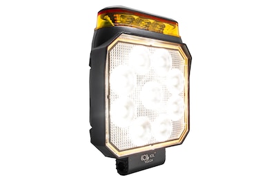 Foto 1 | 2 Faros 9 Leds Luz Blanca Con Torreta Led Ambar Estrobo