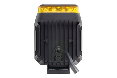 Foto 2 | 2 Faros 9 Leds Luz Blanca Con Torreta Led Ambar Estrobo