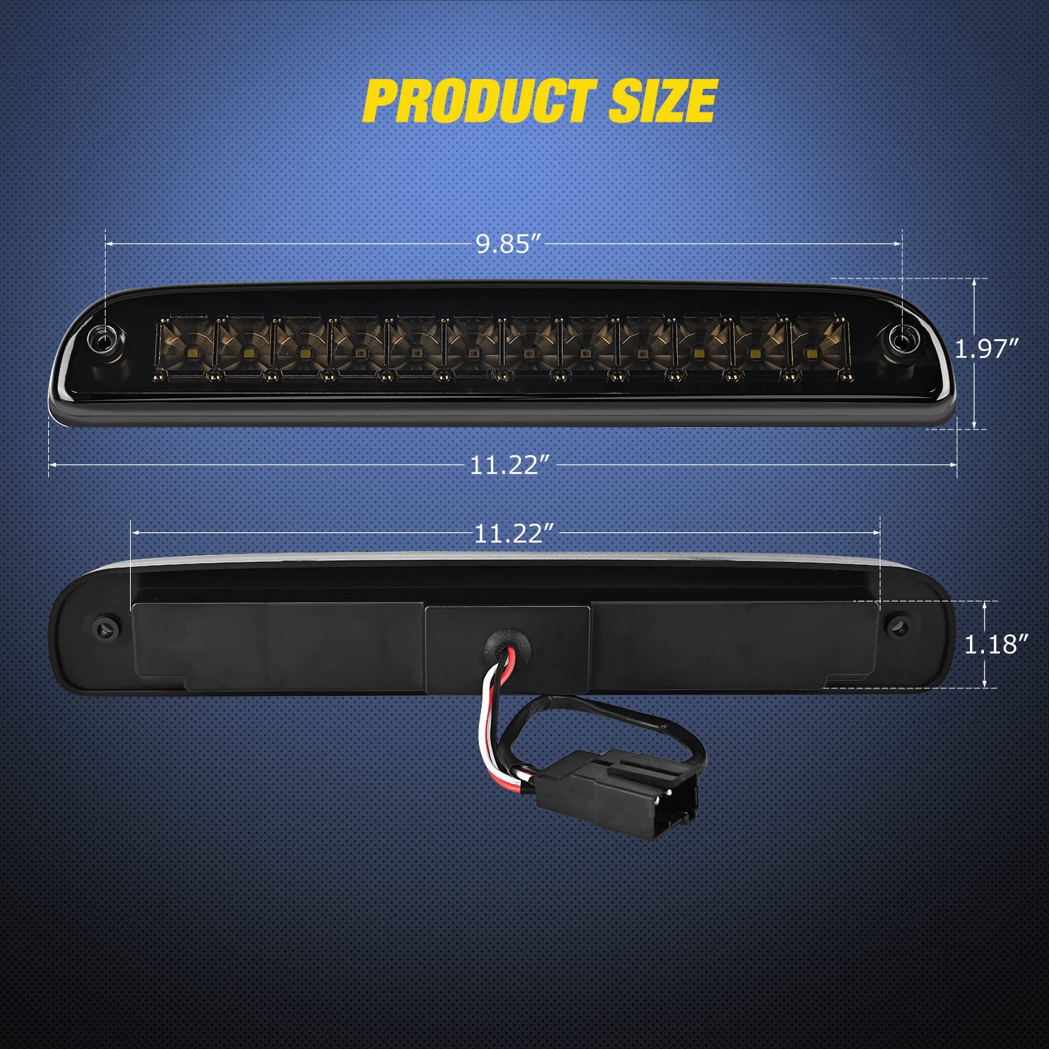 Foto 2 | Tercera Luz de Freno Trasera Led de Montaje Alto para Ford Ranger - Venta Internacional