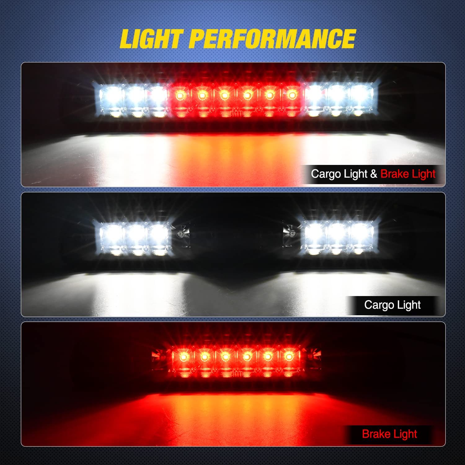 Foto 4 pulgar | Tercera Luz de Freno Trasera Led de Montaje Alto para Ford Ranger - Venta Internacional