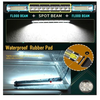 Foto 4 | Barra Slim Led 11 Pulgadas 26 Leds 78w Belug, Negro