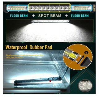 Foto 4 | Nueva Barra Slim Led 11 Pulgadas 26 Leds 78w Lab.g, Negro