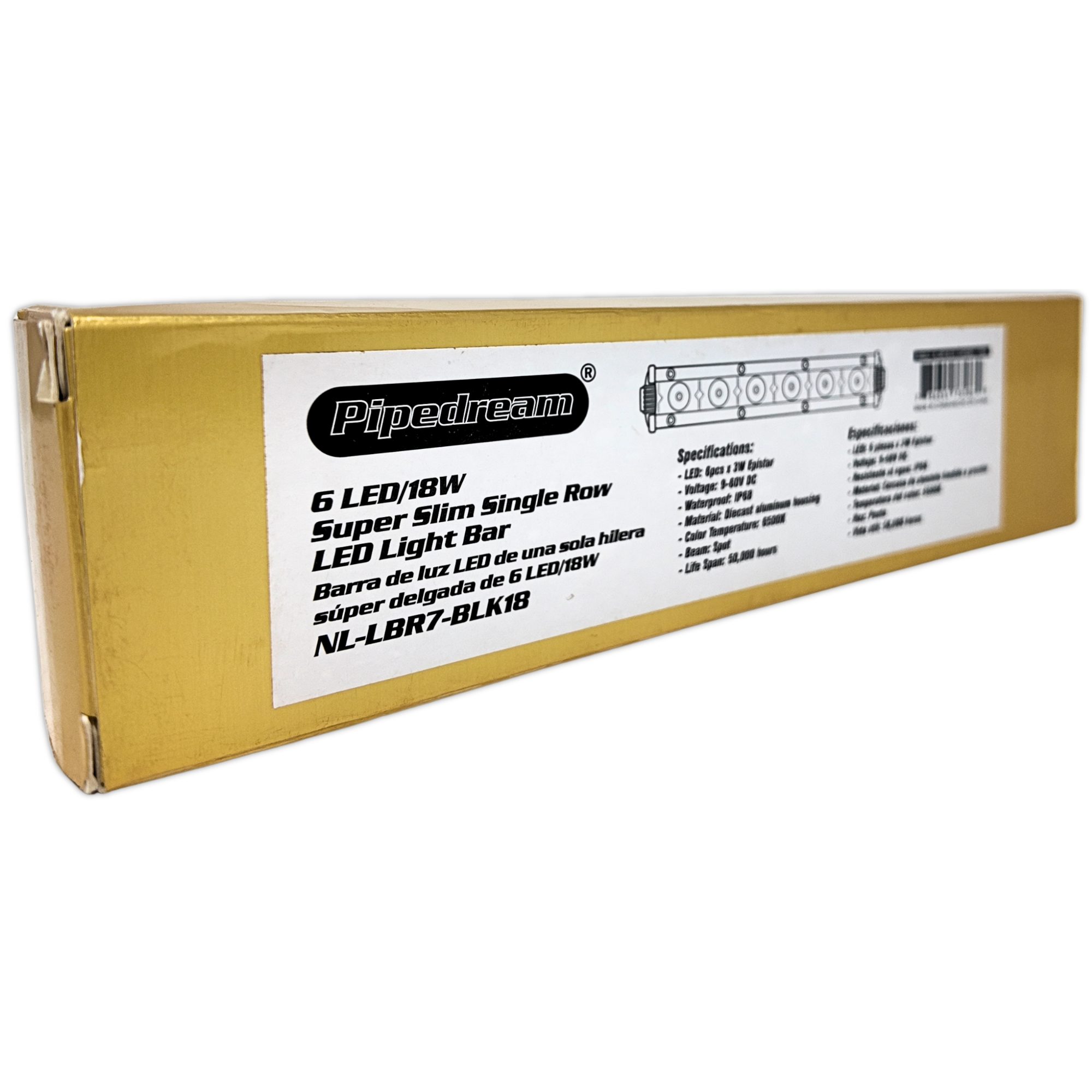 Foto 6 | Barra De Luces Led Pipedream Nl-lbr7-blk18 6 Led 18 W
