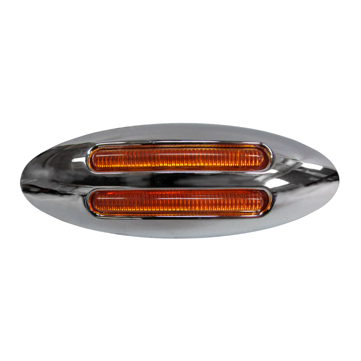 Plafón Ovalado 8 Leds Ámbar
