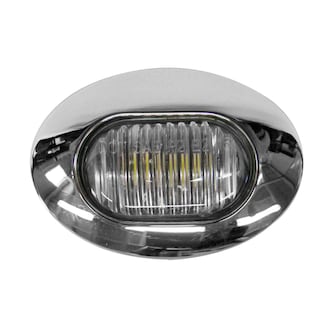 Foto 1 | Plafón Ovalado Refividrio Mini de 2 Leds Rojo/ Blanco