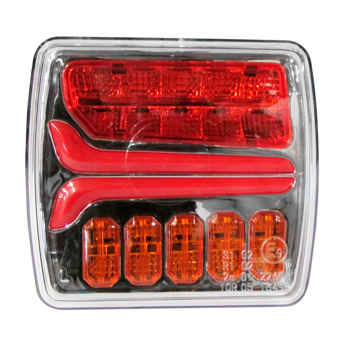 Foto 1 | Plafón Cuadrado Refividrio de Led color Rojo Izquierdo 4.3 Pg