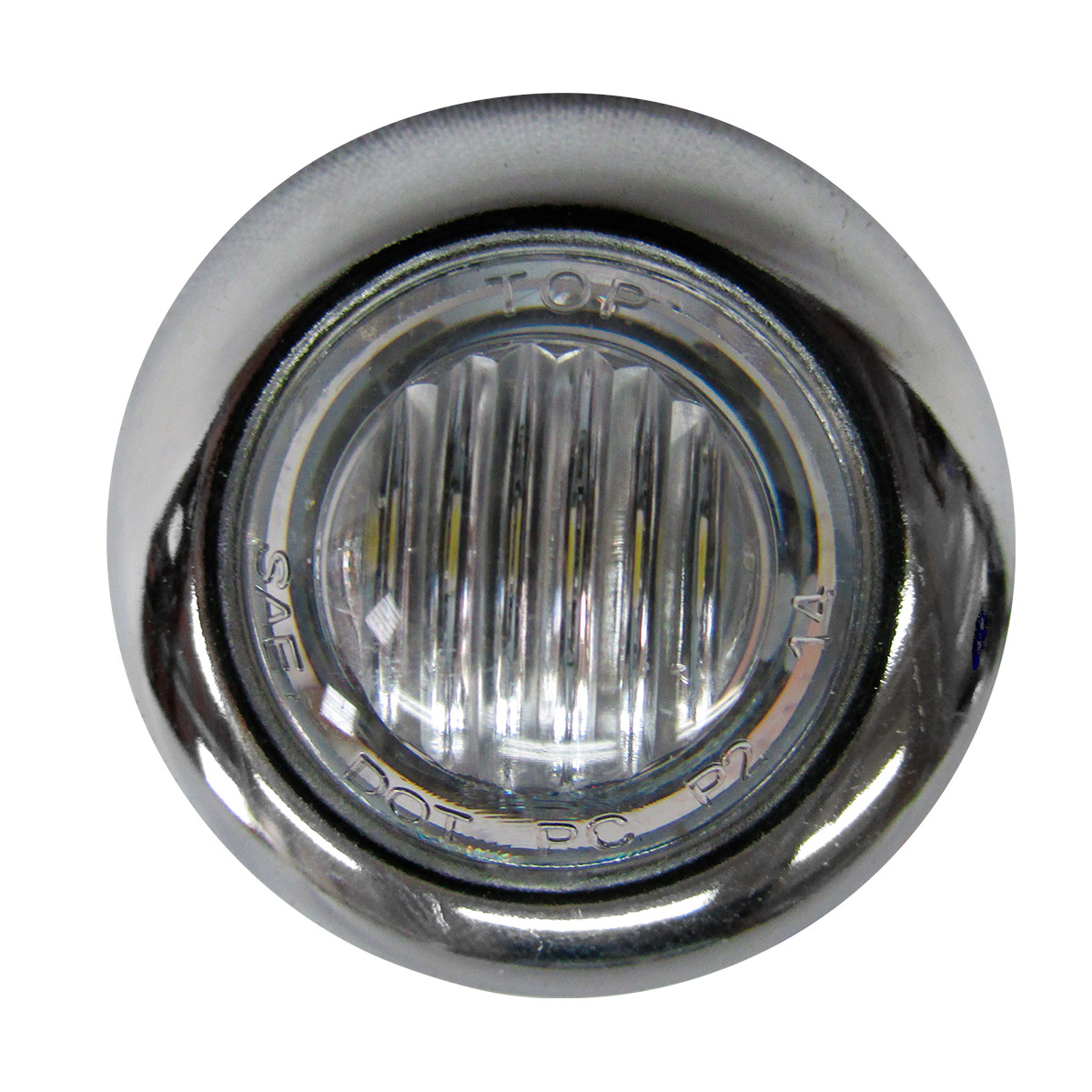 Plafón Redondo Mini Refividrio 2 Leds Ámbar/ Blanco