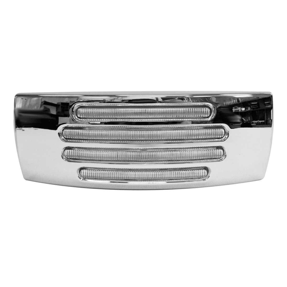 Foto 1 | Plafón Rectangular Refividrio de 22 Leds Ámbar con Mica Cristal