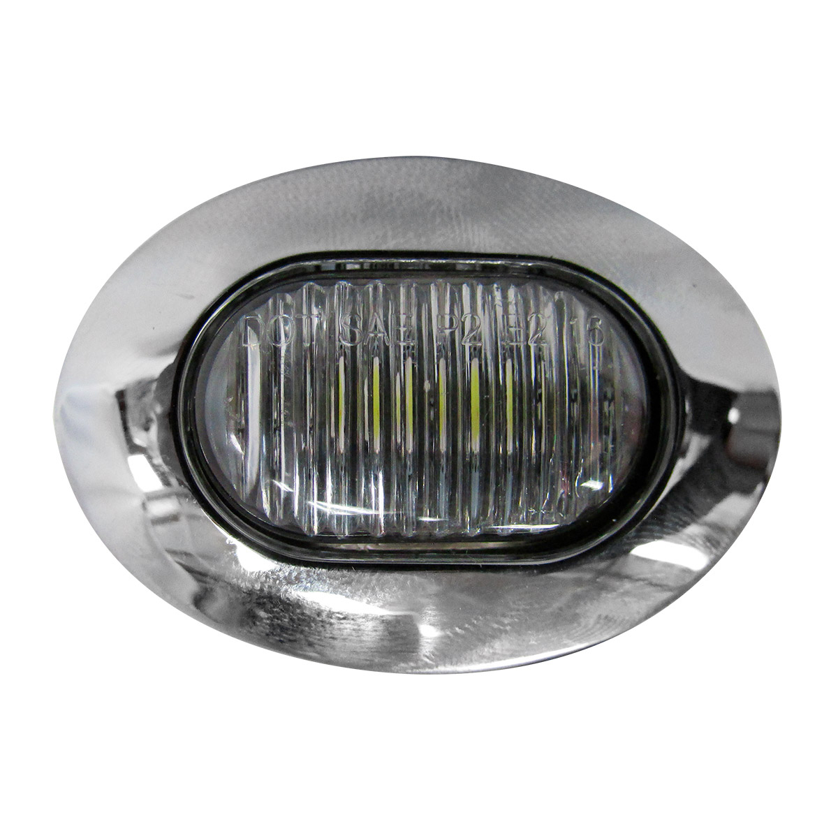 Plafón Ovalado Mini de 2 Leds Ámbar/Blanco