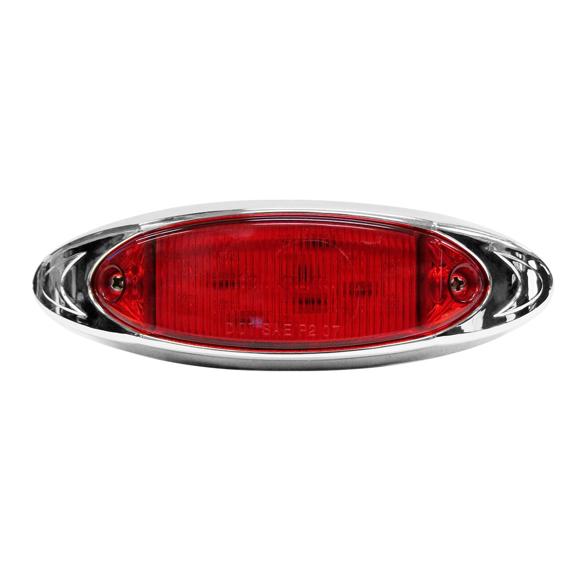 Plafón Ovalado 13 Leds color Rojo de 4 Pg $419