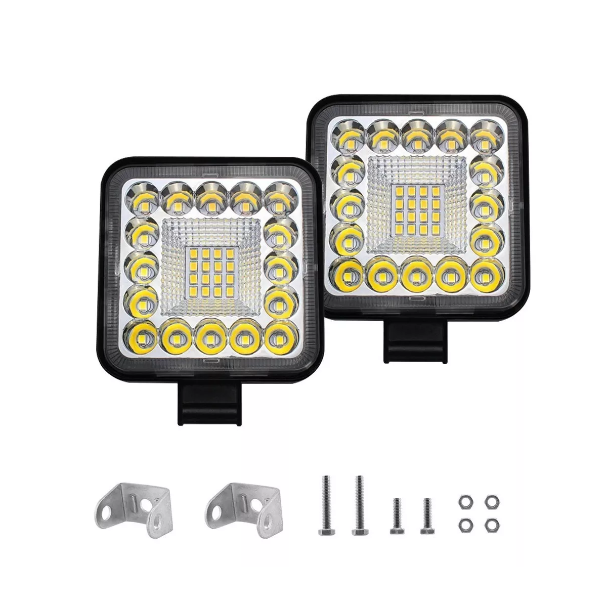 Foto 3 pulgar | Faros Led Eo Safe Imports ESI-3745 Negro 2 Piezas