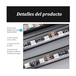 Foto 5 | Luces Led Activadas por Sonido para el Chasis Eo Safe Imports Esi-6556 color Negro