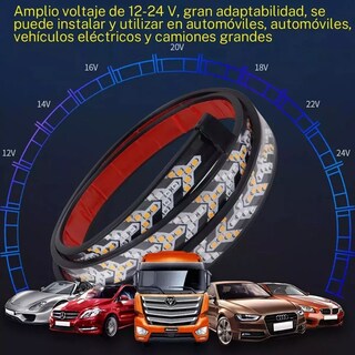 Foto 4 | Tiras Led Secuencial 120cm Eo Safe Imports Esi-16877 Multicolor