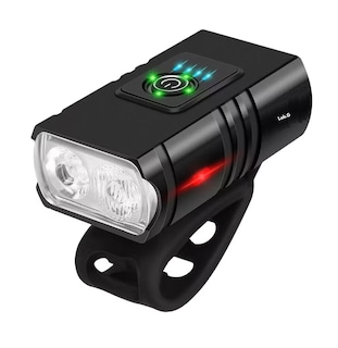 Foto 5 | Kit Luz Usb Bicicleta Recargable Delantera Y Traser 6 Modos