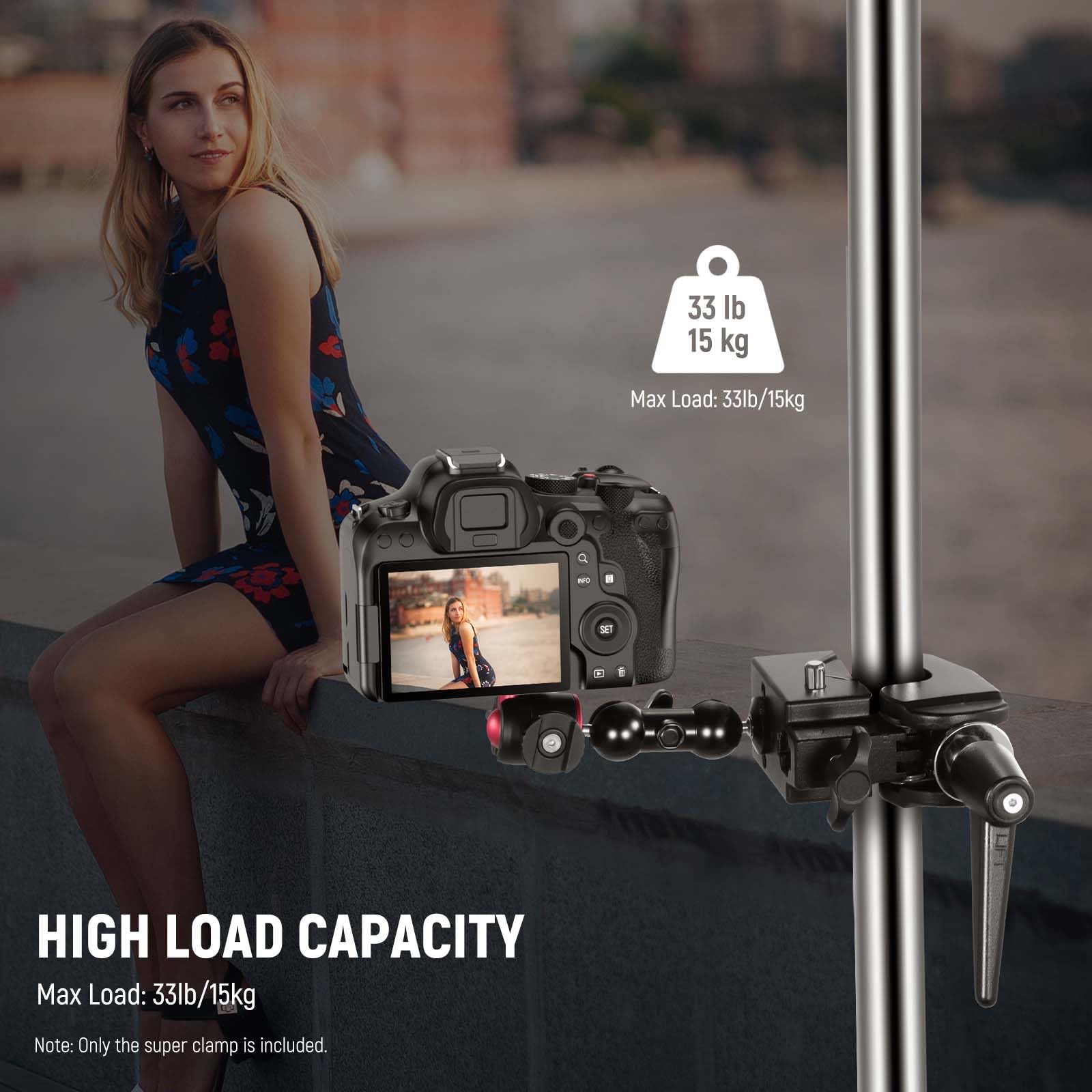 Foto 7 | Super Clamp Neewer Ua017 Carga Máxima 15 Kg - Venta Internacional