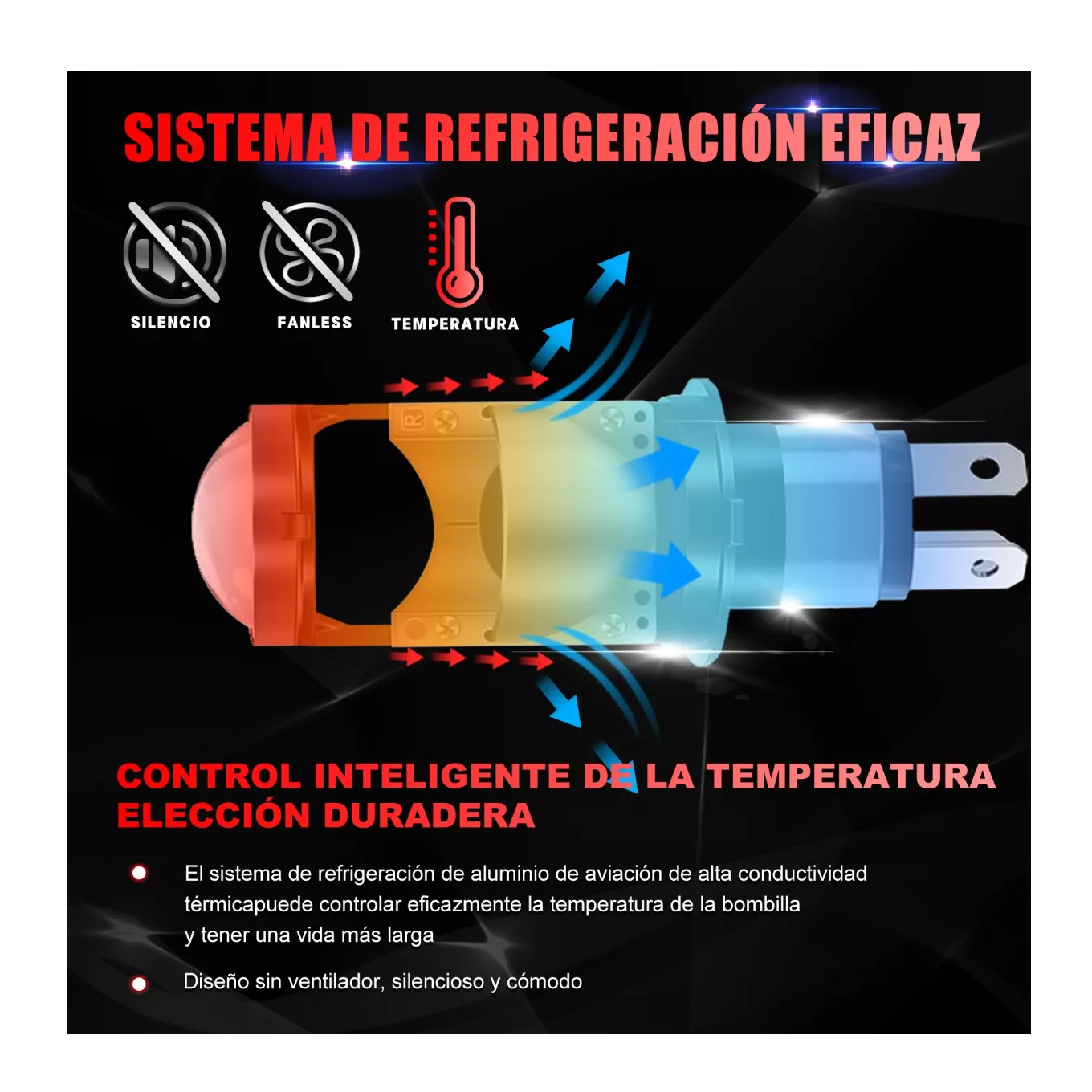 Foto 7 pulgar | Faros Led Belug para Motocicleta