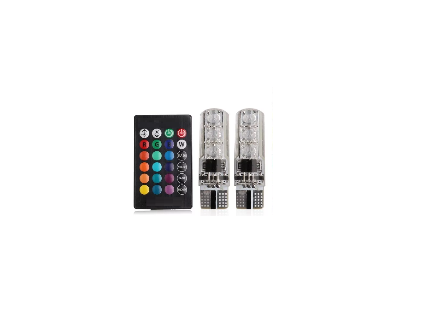 Foto 2 pulgar | Kit Focos con Estrobo Eo Safe Imports ESI-9094 Negro Control Remoto Led