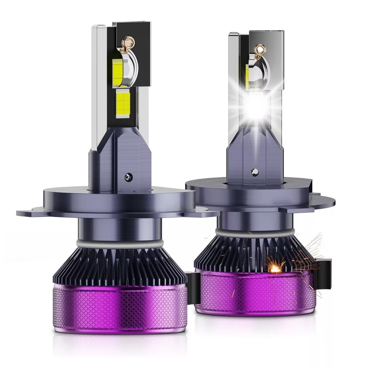 Kit de Faros H4 Led 24000lm para Auto Eo Safe Imports Esi-12125 Multicolor $1,059