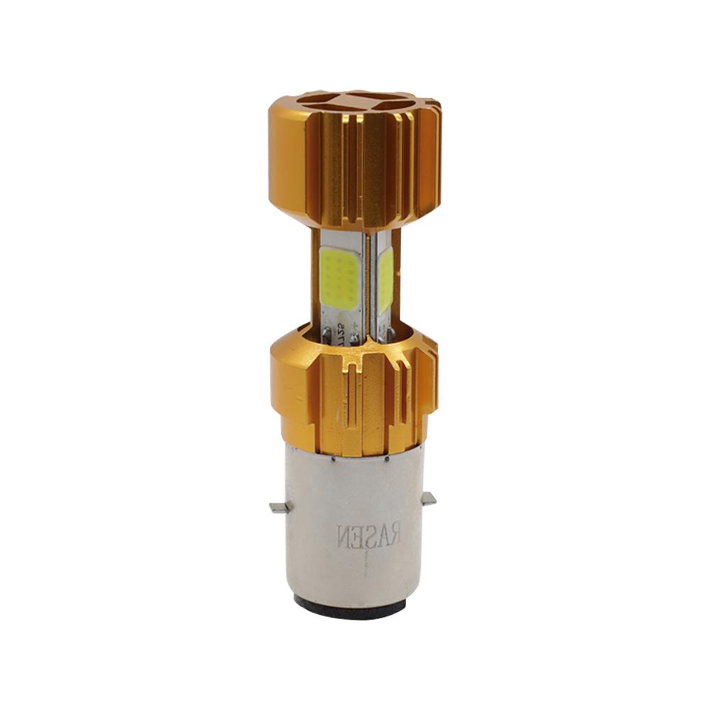 Foto 3 pulgar | Foco De Faro Led Para Moto Rasen Carcasa Dorada-plateada