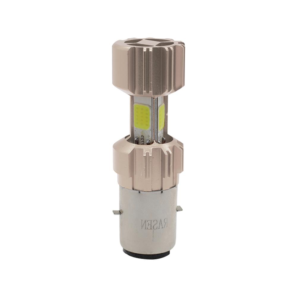 Foto 3 pulgar | Foco De Faro Led Para Moto Rasen Carcasa Dorada-plateada