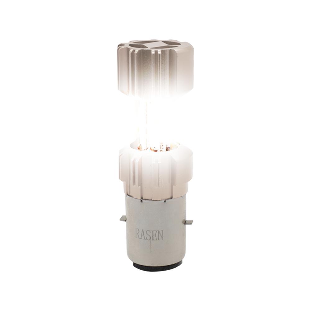Foto 4 pulgar | Foco De Faro Led Para Moto Rasen Carcasa Dorada-plateada