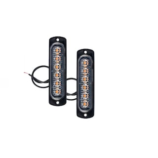 Foto 1 | Par Faro Led Patrulla Escolta Barra Lateral Estrobo Moto Auto Eo Safe Imports Esi-17971 Azul/blanco