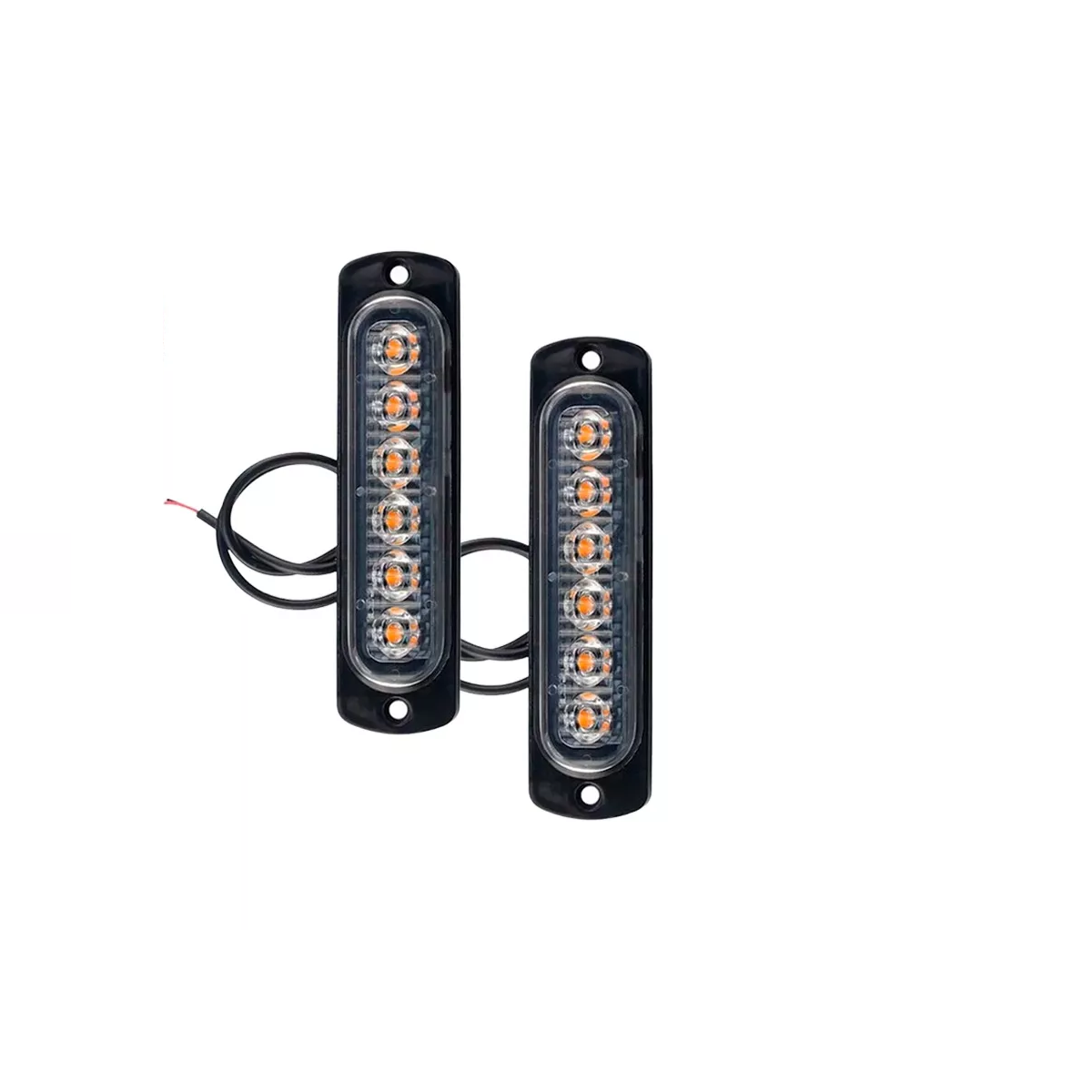 Par Faro Led Patrulla Escolta Barra Lateral Estrobo Moto Auto Eo Safe Imports Esi-17970 Negro