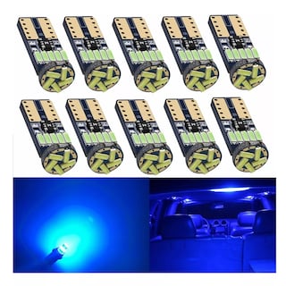 Foto 2 | 10 Focos Led Pellizco T10 W 5w Eo Safe Imports Azul