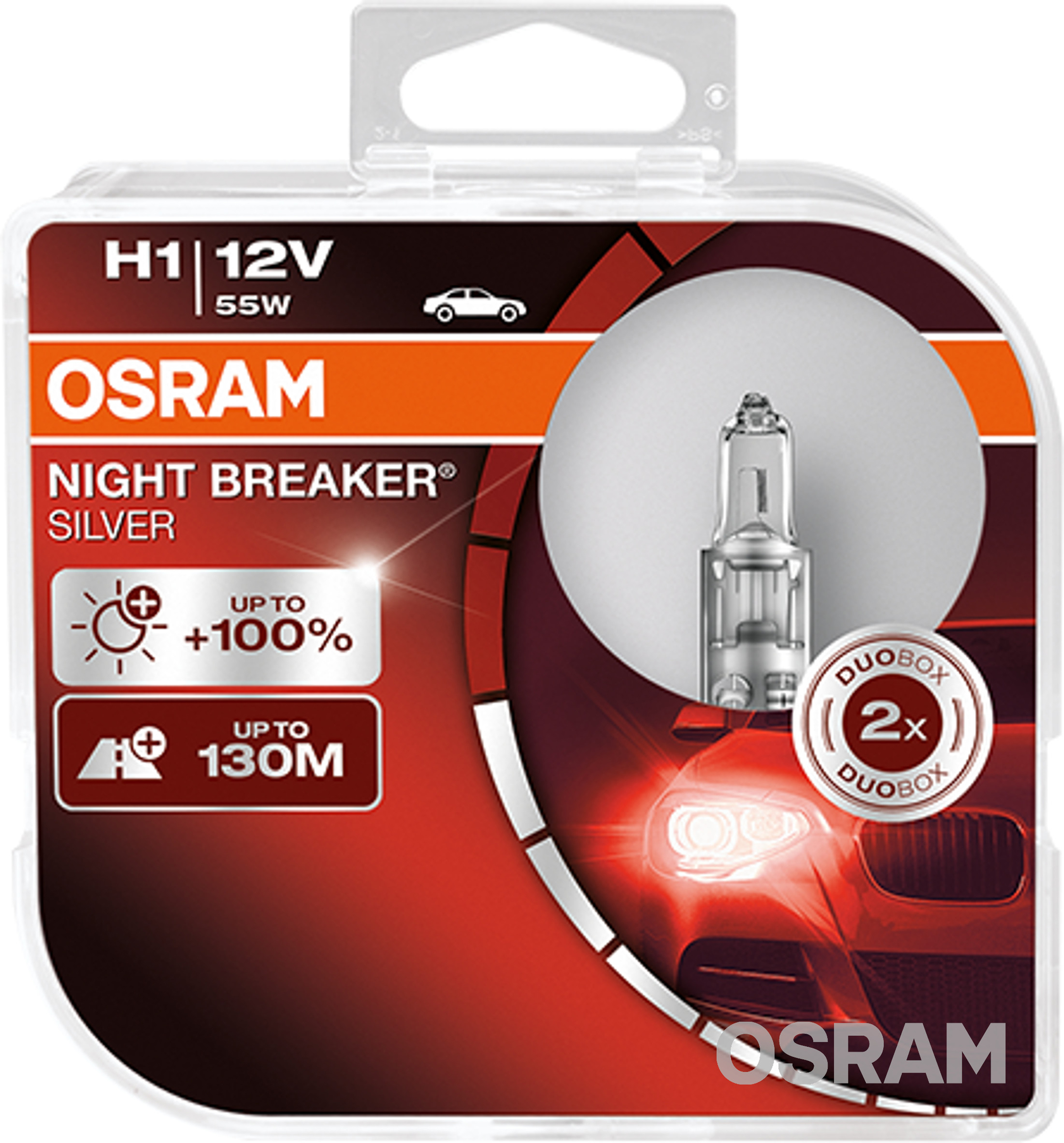 Foto 3 pulgar | Foco H1 Night Breaker Silver - Osram
