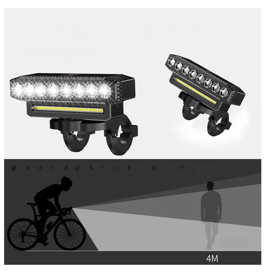 Foto 4 pulgar | Luz De Bicicleta Belug de 5000 Lúmenes 6000mah Con Luz Trasera