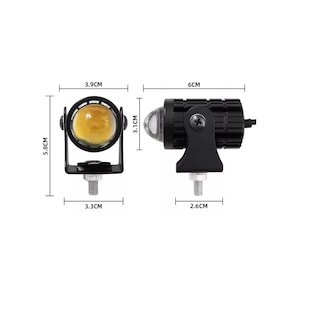Foto 2 | Par Faros De Lupa Para Auto Moto Antiniebla Eo Safe Imports Esi-17976 Negro