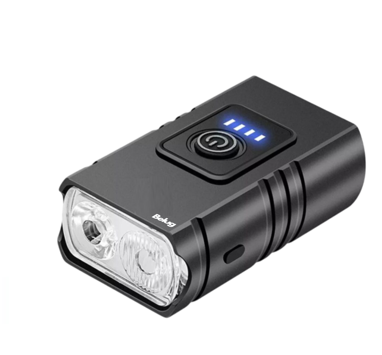 Foto 4 pulgar | Kit Luz Usb Bicicleta Recargable Delantera Y Traser Belug 6 Modos