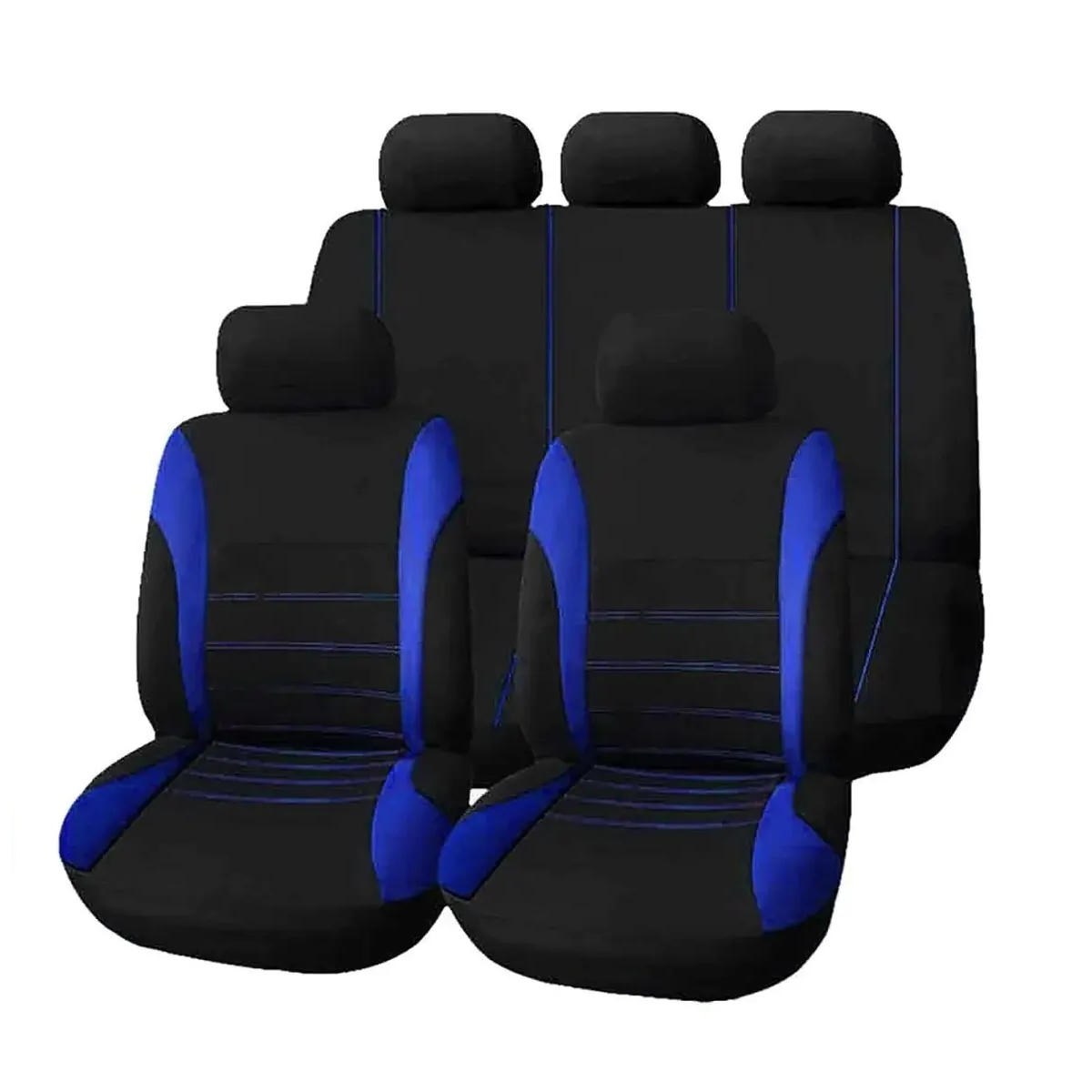 Cubre Asiento para Auto Eo Safe Imports Esi3441 9 Piezas color Azul