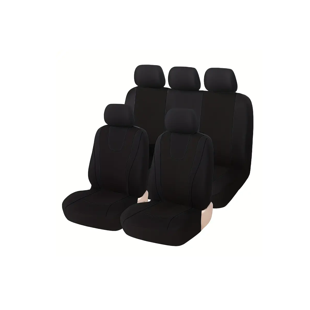 Foto 2 pulgar | Universal Funda De Asiento Para Asiento Automóvil 10 Piezas Eo Safe Imports Esi-12285 Negro