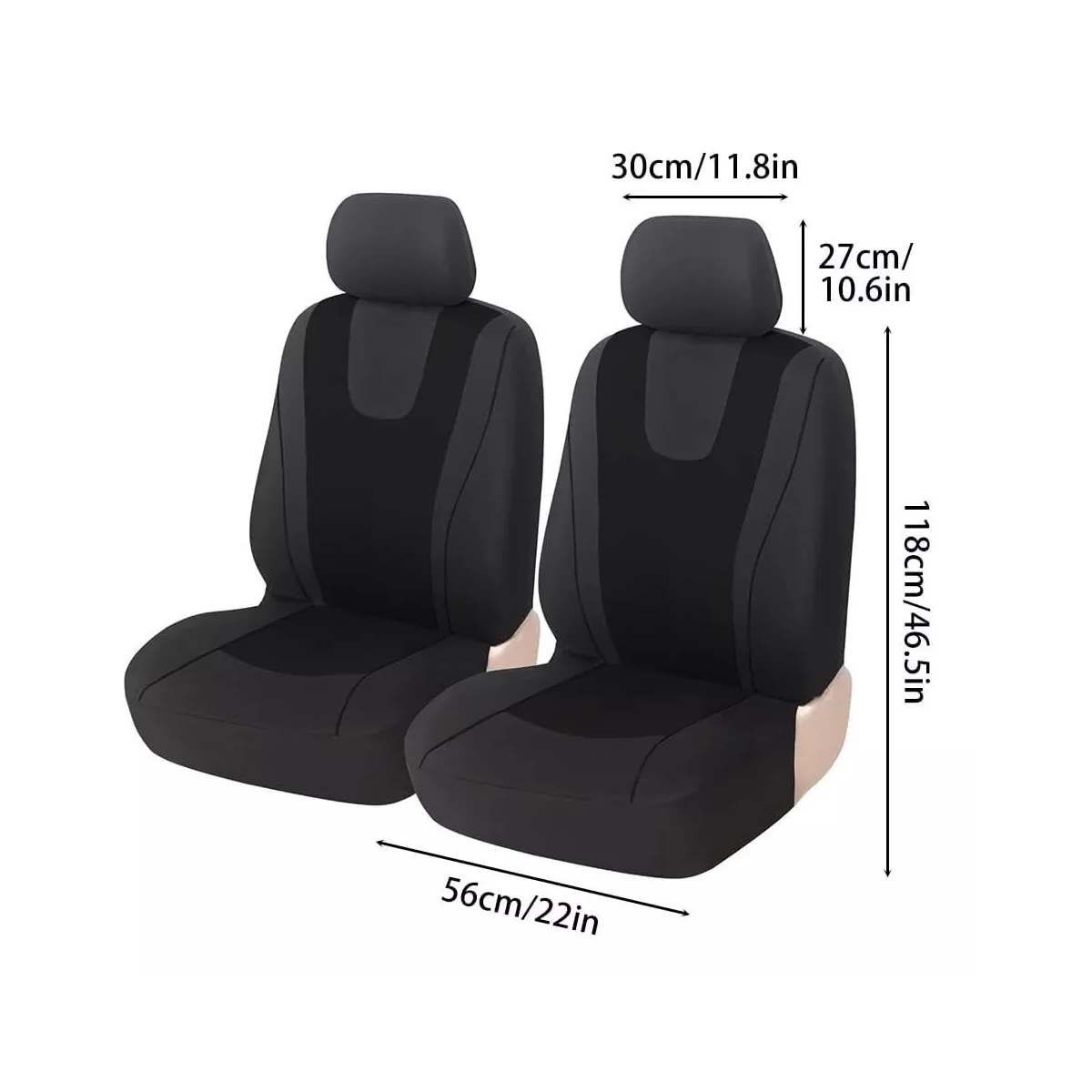 Foto 3 pulgar | Universal Funda De Asiento Para Asiento Automóvil 10 Piezas Eo Safe Imports Esi-12285 Negro