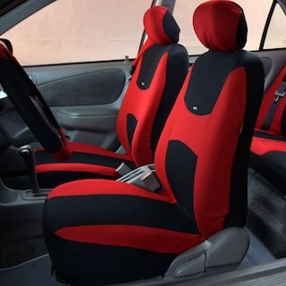 Foto 3 | Juego De Fundas Para Asientos De Auto 9 Piezas Universal Eo Safe Imports Esi-17847 Rojo