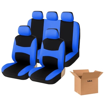Foto 1 | Fundas De Asiento Universales Comfort Car Covers 9 Piezas Azul ''