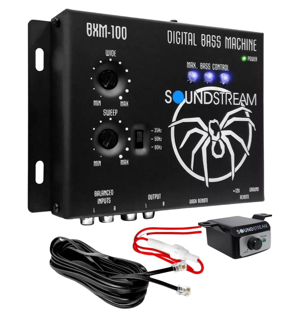 Epicentro Restaurador De Bajos Soundstream Bmx-100 Negro