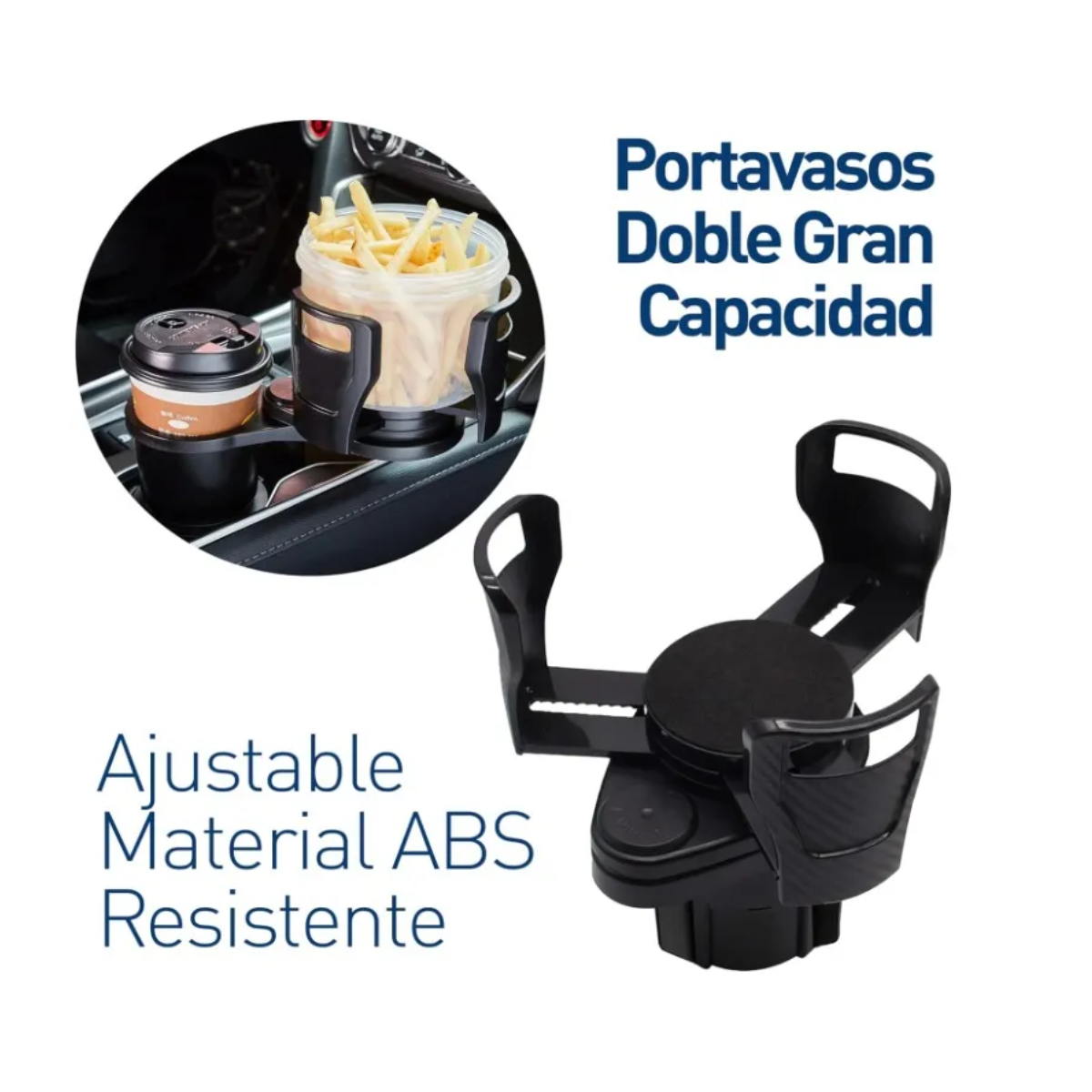 Foto 3 pulgar | Portavasos Para Coche Eo Safe Imports Esi-19986 Negro